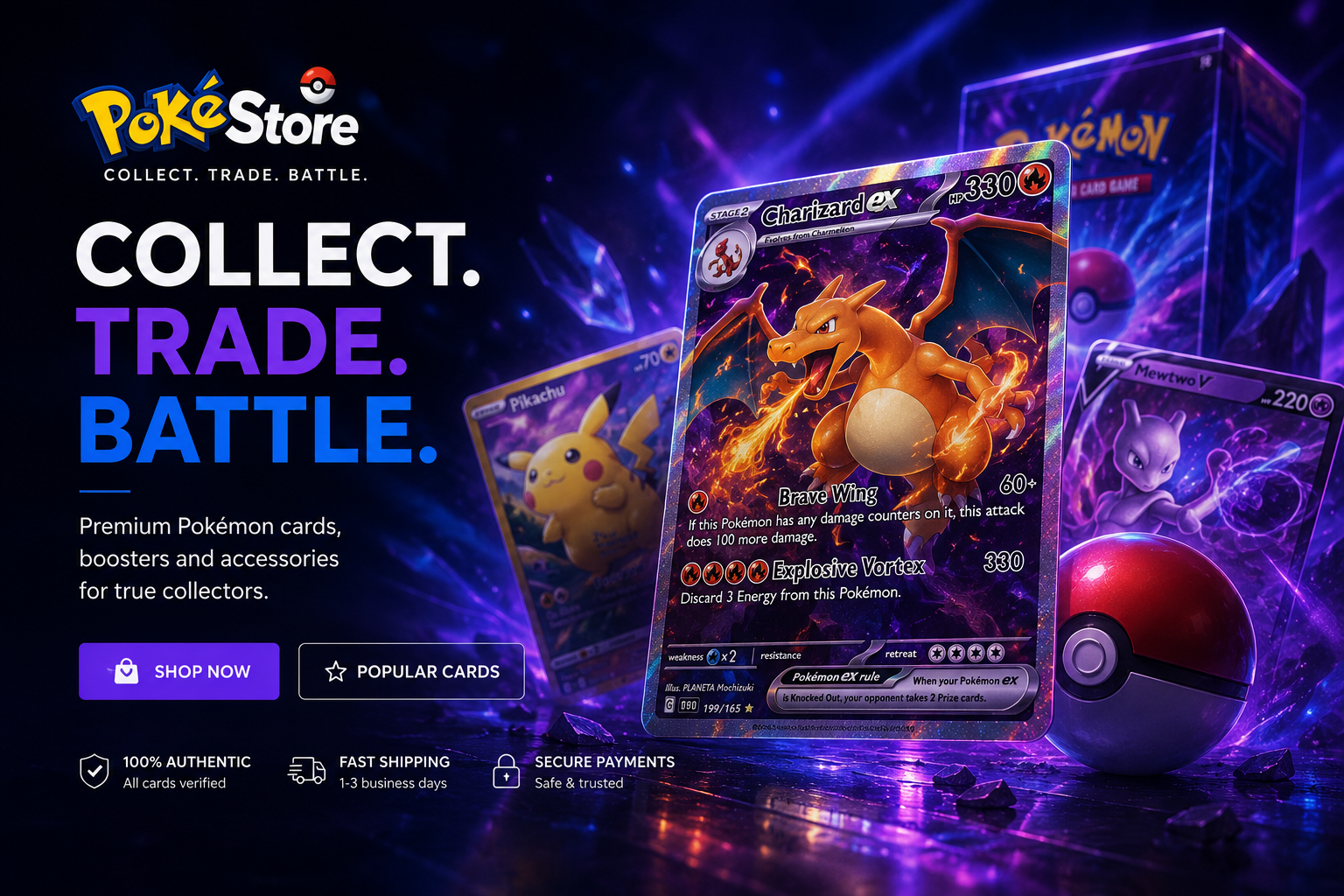 PokéStore hero banner